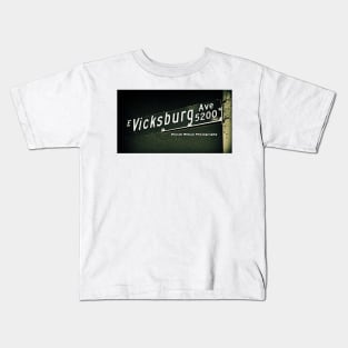 Vicksburg Avenue, Las Vegas, Nevada by Mistah Wilson Kids T-Shirt